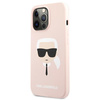 KARL LAGERFELD ETUI HARDCASE DO IPHONE 13 PRO MAX 6.7 SILIKONOWE KARLS HEAD