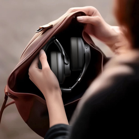 MCDODO SŁUCHAWKI BEZPRZEWODOWE NAUSZNE BLUETOOTH Z MIKROFONEM ENC CZARNE