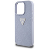 GUESS ETUI TPU DO IPHONE 16 PRO MAX Z LOGO TRIANGLE I METALOWYM ZDOBIENIEM