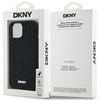 DKNY ETUI HARDCASE DO IPHONE 15 14 13 Z 3D RUBBER REPEAT PATTERN OCHRONNE