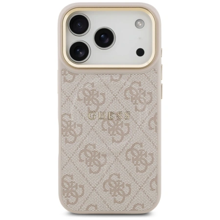 GUESS ETUI 4G PU CLASSIC LOGO MAGSAFE DO IPHONE 17 PRO CASE LUKSUSOWE