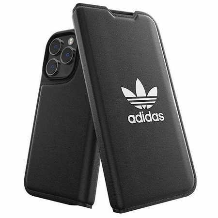 Etui Adidas OR Booklet Case BASIC na iPhone 14 Pro czarno biały/black white 50182