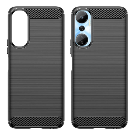 HURTEL POKROWIEC CARBON CASE SILIKONOWY DO INFINIX HOT 20 ELASTYCZNY KARBON