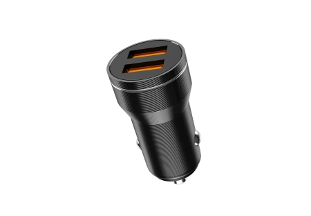 JELLICO ładowarka samochodowa F2S 3.1A 18W 2xUSB Czarny