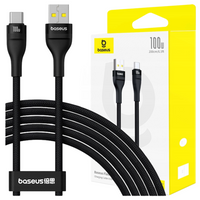 BASEUS KABEL USB-C DO USB-C 2M 100W DO TELEFONÓW DO SZYBKIEGO ŁADOWANIE