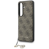 Etui Guess 4G Classic Logo Charm MagSafe do Samsung Galaxy S26 brązowy