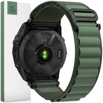 TECH-PROTECT PASEK NYLON DO GARMIN FENIX 5 6 6 PRO 7 Z WZMOCNIONYM ZAMKIEM