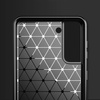 Carbon Case elastyczne etui pokrowiec Samsung Galaxy S21+ 5G (S21 Plus 5G) niebieski