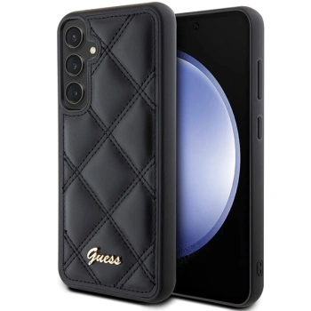 GUESS CASE HARDCASE DO SAMSUNG GALAXY S23 FE S711 QUILTED Z LOGO METALOWYM