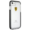 Etui Ferrari Shockproof na iPhone 7 / 8 / SE 2020 / SE 2022 - przezroczysto-czarne