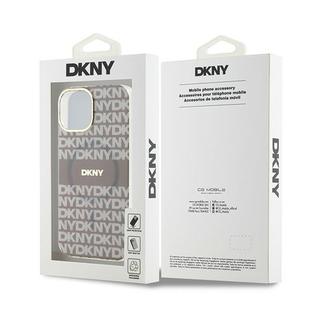 DKNY ETUI DO IPHONE 15 14 13 6.1 HARDCASE IML MONO STRIPE DO MAGSAFE