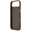 Etui Guess 4G Stripe MagSafe do iPhone   Air brązowy