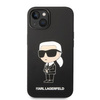 Karl Lagerfeld KLHMP14MSNIKBCK iPhone 14 Plus 6,7" hardcase czarny/black Silicone Ikonik Magsafe