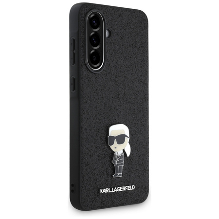 KARL LAGERFELD POKROWIEC FIXED GLITTER DO SAMSUNG GALAXY A36 LOGO METAL PIN