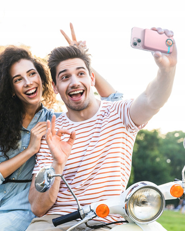 INNOSTYLE POWERDUO 2W1 SZYBKI POWERBANK INDUKCYJNY DO MAGSAFE WATCH 10000MAH RÓŻOWY