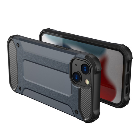 Hybrid Armor pancerne hybrydowe etui pokrowiec Samsung Galaxy S21+ 5G (S21 Plus 5G) niebieski