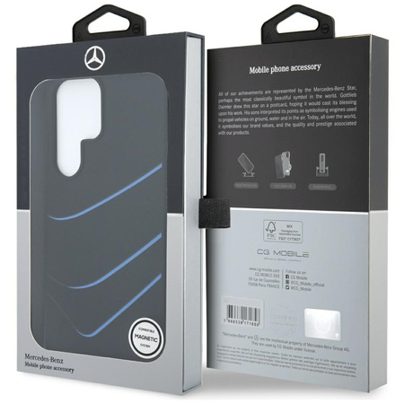 MERCEDES ETUI SILICONE DO SAMSUNG GALAXY S25 ULTRA Z DO MAGSAFE CONTRASTED