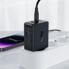 Acefast szybka ładowarka sieciowa GaN (2x USB-C / USB-A) PPS / PD / QC4+ 65W biała (A41)