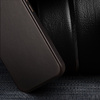 Dux Ducis Naples etui do iPhone 14 Plus skórzany pokrowiec (kompatybilny z MagSafe) ciemnobrązowy