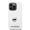 Karl Lagerfeld KLHCP14LSNCHBCH iPhone 14 Pro 6,1" hardcase biały/white Silicone Choupette