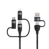 USAMS ZESTAW KABLI 6W1 USB-C USB MICRO-USB DO LIGHTNING DO TELEFONÓW 1,2M