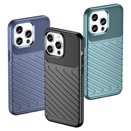 Pancerne etui iPhone 15 Pro Max Thunder Case - czarne