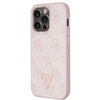 Etui Guess GUHCP14LP4TDSCPP na iPhone 14 Pro - różowe Crossbody 4G Metal Logo