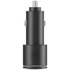 Ładowarka samochodowa Motorola           TurboPower 45W Dual USB-A/USB-C z kablem USB-C 1m czarny