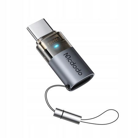 MCDODO ADAPTER PRZEJŚCIÓWKA USB-C USB TYP C DO LIGHTNING IPHONE 17 PRO LED