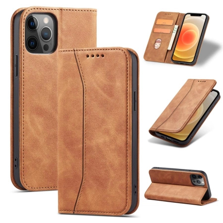 HURTEL ETUI CASE POKROWIEC MAGNETYCZNY DO IPHONE 12 PRO MAX PORTFEL Z KARTĄ