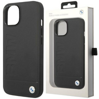 Etui BMW BMHMP14SSLLBK iPhone 14 6,1" czarny/black hardcase Signature Logo Imprint Magsafe