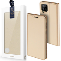 Dux Ducis Skin Pro kabura etui pokrowiec z klapką Samsung Galaxy A22 4G złoty