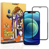 Kingxbar 2.5D Tempered Glass wytrzymałe szkło hartowane 9H na cały ekran z ramką iPhone 12 mini czarny (case friendly)