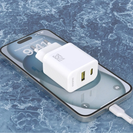 DUDAO ŁADOWARKA A27 MAXC 35W DO TELEFONÓW IPHONE 12 13 14 15 Z KABLEM