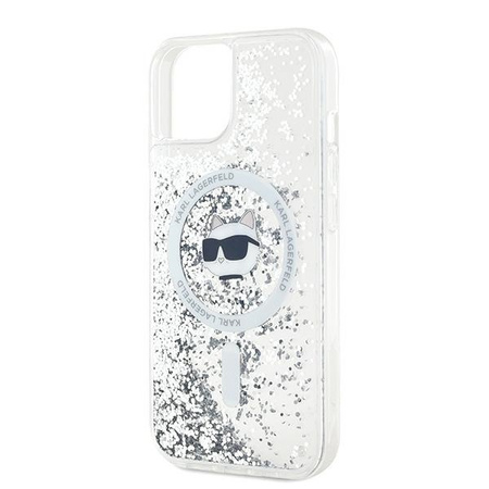 KARL LAGERFELD ETUI DO IPHONE 15 PLUS 14 PLUS 6.7 LIQUID GLITTER DO MAGSAFE