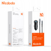 MCDODO FAST CAR CHARGER FOR PHONE USB-C LED + USB-C CABLE 1M