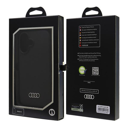 AUDI SILICONE CASE DO MAGSAFE IPHONE 16 6.1 OCHRONA POKROWIEC WYSOKA JAKOŚĆ