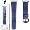 Dux Ducis Strap skórzany pasek do Watch 7 / 6 / 5 / 4 / 3 / 2 / SE (41 / 40 / 38mm) opaska bransoleta bransoletka z naturalnej skóry niebieski (Enland Version)