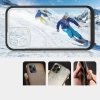 HURTEL CLEAR 3IN1 ETUI DO IPHONE 12 PRO ŻELOWY POKROWIEC Z RAMKĄ CZARNY