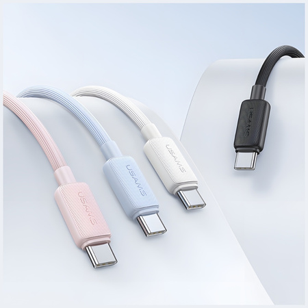 USAMS KABEL USB-C DO USB-C 60W DO TELEFONÓW LAPTOPÓW 1M Z FUNKCJĄ