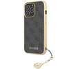 Etui Guess 4G Charms Collection GUHCP14XGF4GGR na iPhone 14 Pro Max - szare