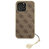 Etui Guess GUHCP13LGF4GBR na iPhone 13 Pro / 13 - brązowe 4G Charms Collection