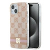 DKNY CASE DO IPHONE 15 14 13 6.1 DO MAGSAFE IML CHECKERED MONO PATTERN