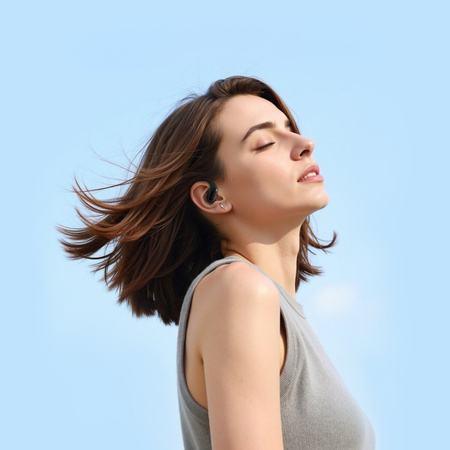 Słuchawki Bluetooth 4smarts SkyBuds OWS  z ekranem AI, czarny
