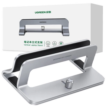 Ugreen aluminiowy pionowy stojak uchwyt podstawka na MacBooka laptopa tablet srebrny (20471 LP258)