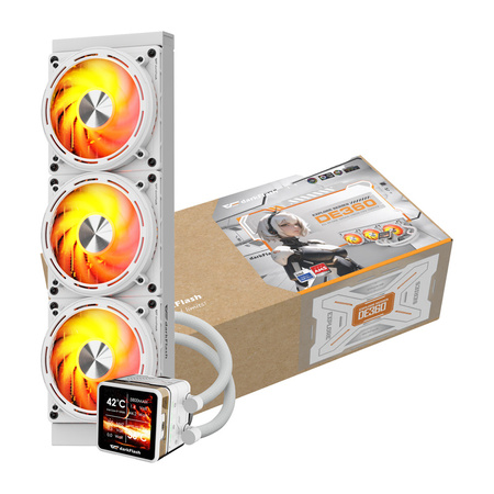 Chłodzenie wodne CPU DARKFLASH DE360 120mm (białe)