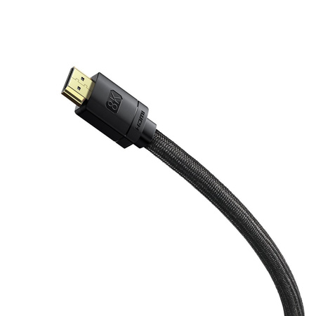 BASEUS KABEL HDMI 2.1 DO TV MONITOR 8K 60HZ 3D HDR 48GBPS 2M Z FUNKCJĄ HDR