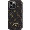 Etui Guess 4G Triangle Metal Logo na iPhone 14 Pro Max - czarne