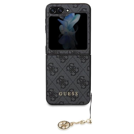 Etui Guess 4G Charms Collection na Samsung Galaxy Z Flip 5 - szare