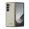 GUESS ETUI HARDCASE DO SAMSUNG GALAXY Z FOLD6 F956 GLITTER SCRIPT ZŁOTY